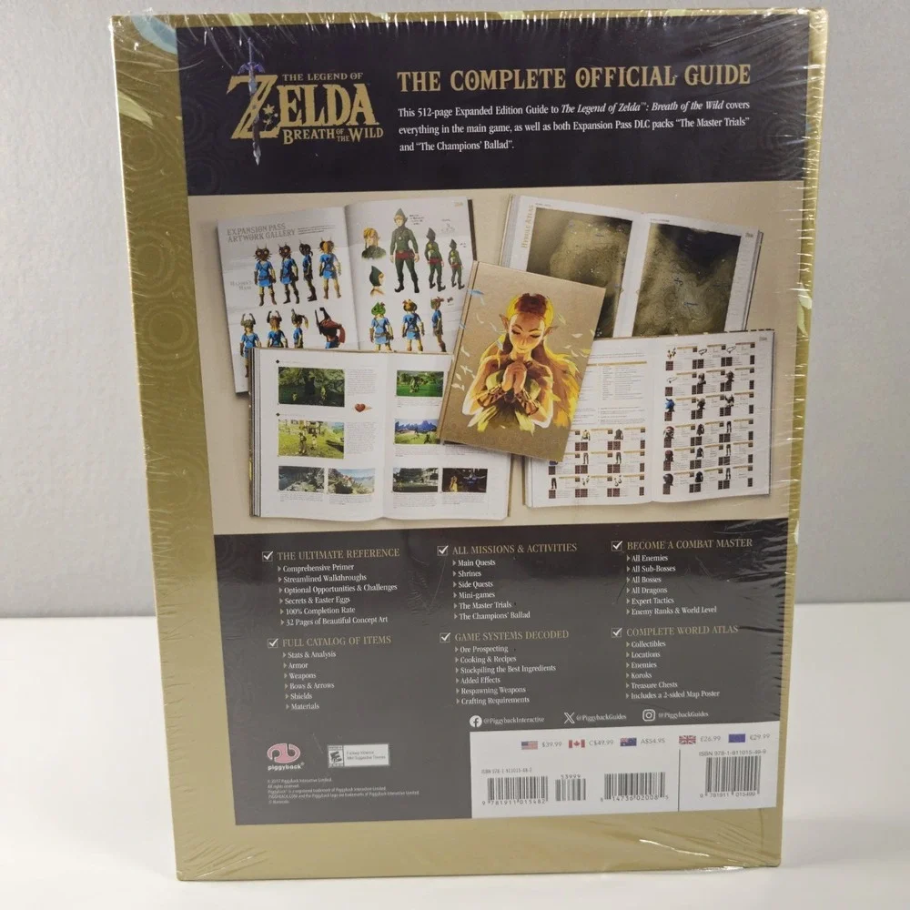 The Legend of Zelda Breath of the Wild Complete Official Guide Expanded Edition